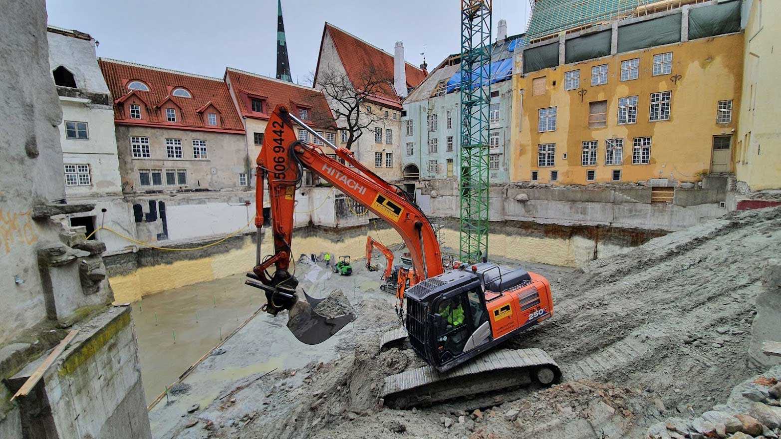 Kaevetööd Linnateatris